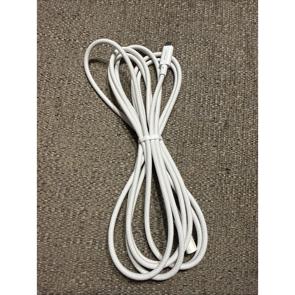 JSAUX USB-C to MagSafe 3 Braided Charging Cable White for Apple
